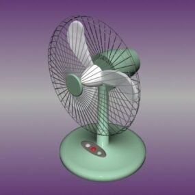 3д модель настольного вентилятора