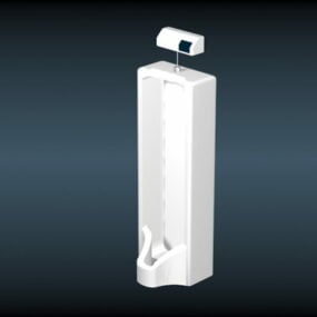 Urinoir automatique à capteur modèle 3D