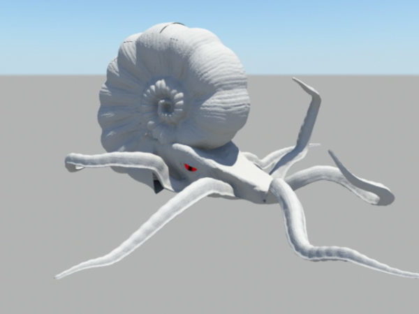 Animated Octopus Monster