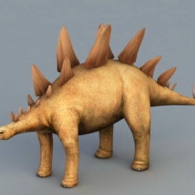 การ์ตูน Trex Dinosaur โมเดล 3 มิติ