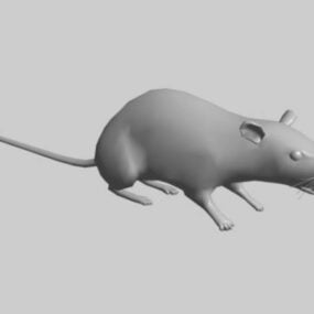 Modelo 3d do mouse de campo