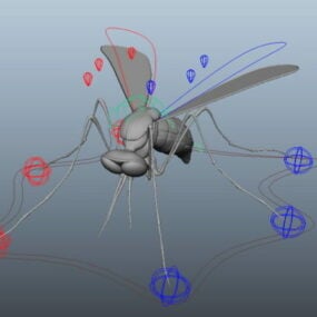 Model 3D Mosquito Rig