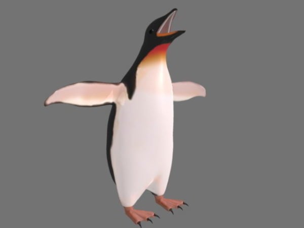 Szczęśliwy pingwin
