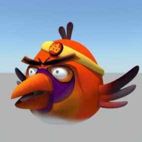 愤怒的小鸟3d模型