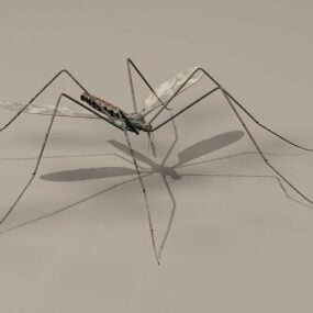 3D model mužského komára