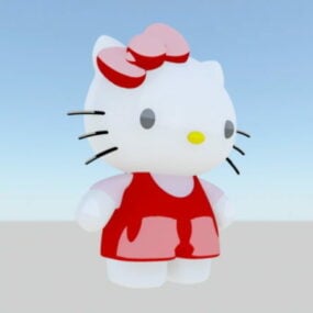 Mô hình Hello Kitty 3D