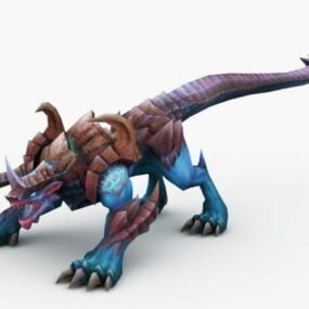דגם 3D של Alien Beast Creature