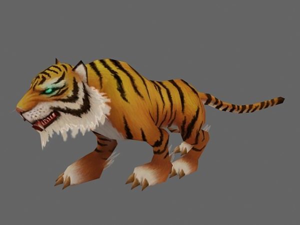 Tiger Animation Free 3d Model - .Max - Open3dModel