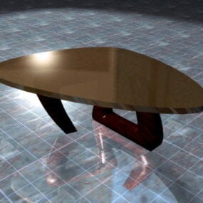 삼각형 커피 테이블 3d 모델