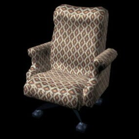 كرسي أريكة دوار موديل 3D