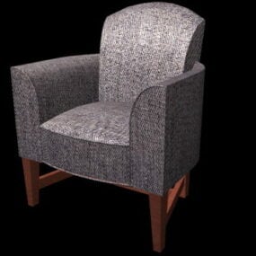 Тканинний диван Крісло 3d модель