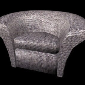 صندلی نیم دایره مدل سه بعدی
