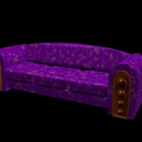 Mô hình ghế sofa cổ điển 3d