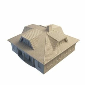 Modernes Herrenhaus 3D-Modell