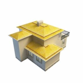 Gold Villa 3d-modell