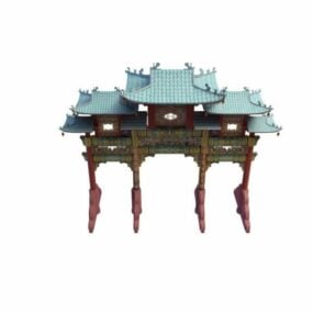 Chinesisches Torbogen-3D-Modell