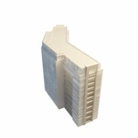 Large Commercial Office Building 3d model