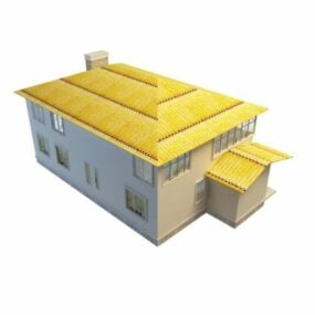 Casa de campo modelo 3d