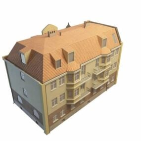 테라스 하우스 3d 모델