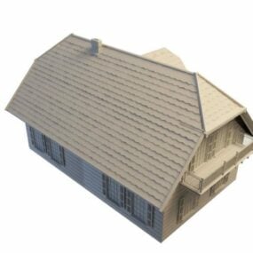 Model 3D zabytkowego wiejskiego domu