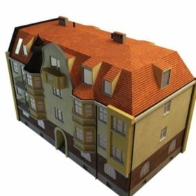 Italienskt boningshus 3d-modell
