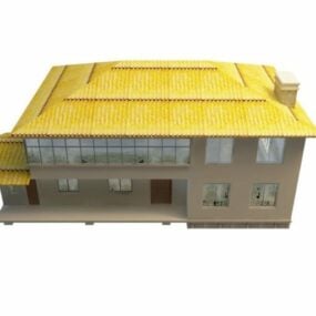 Maison privée résidentielle modèle 3D