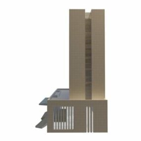 Modelo 3D do edifício do Departamento de Polícia