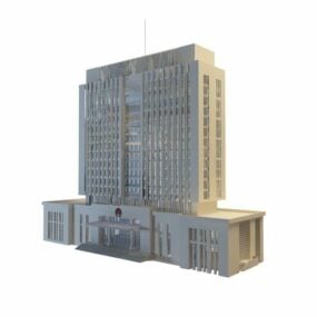Chinese Government Office Building 3d model