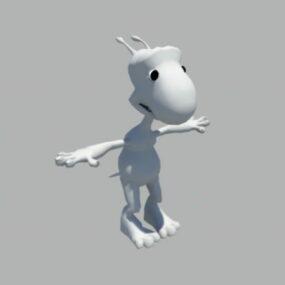 Cute Cartoon Ant 3d model