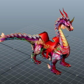 Modello 3d di animazione del Monte Drago