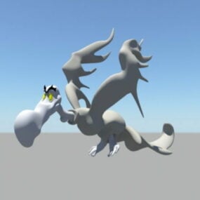 Animatiebeeldverhaalgier 3D-model