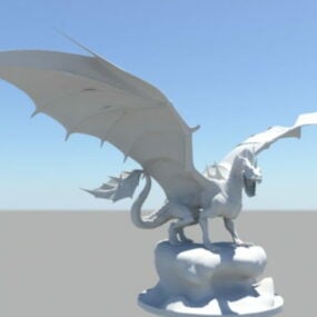 Hell Dragon 3d-modell