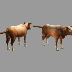 Modelo 3d de gado de corte