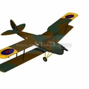 Dh 82 Tiger Moth Trainer 3d-modell