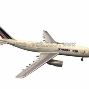 Airbus A380 passasjerfly 3d-modell