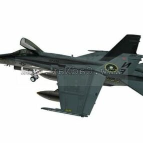 F-18a Hornet Multirole Fighter Modelo 3d