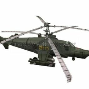 Helicóptero de ataque Hokum Ka50 modelo 3d