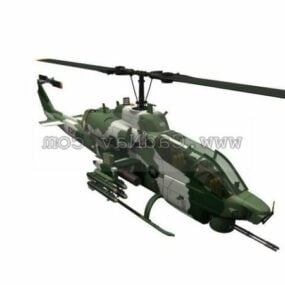 Ah-1w Supercobra Attack Helicopters 3d model