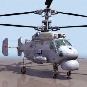 Ka25 Denizaltı Savunma Helikopteri 3d modeli