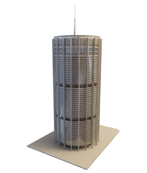 Cylindrical Office Building Architecture