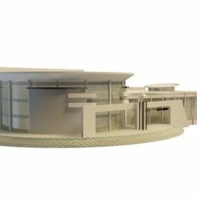3D model výstavního pavilonu