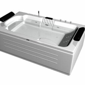 Modelo 3D de banheira de hidromassagem moderna