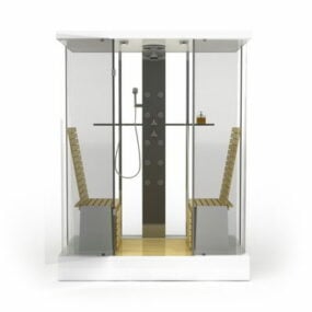 Steam Shower Sauna Room 3d model