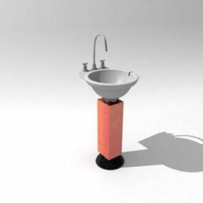 Pedestal Basin Sink 3d model