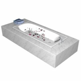 حوض استحمام من الرخام نموذج ثلاثي الأبعاد