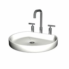 Kohler Round Basin Sink 3D-malli