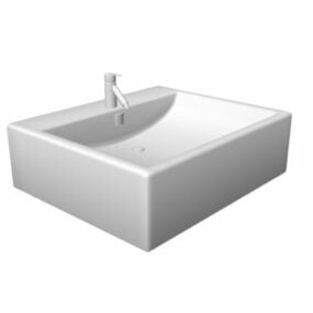 Toto Wash Basin With Faucet 3d model