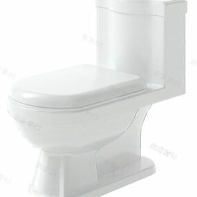 セラミックトイレ3Dモデル