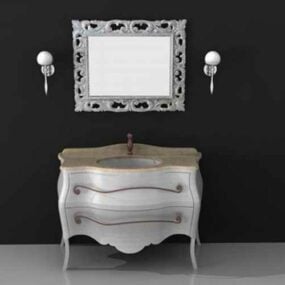 Klassisk Vanity Cabinet 3d-modell