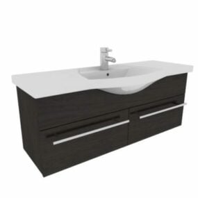 Çekmeceli Banyo Vanity 3d modeli
